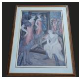 UL - Barbara A. Wood Artist Proof Framed Print Signed and Inscribed