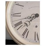 DR - Newgate Clock Co. Large 19-Inch Wall Clock with Roman Numerals