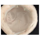 K - Regency of New York Cream Fur Hat