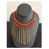 DR - Chan Luu 16 inch Beaded Necklace with Gold-Tone Chains