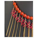 DR - Chan Luu 16 inch Beaded Necklace with Gold-Tone Chains