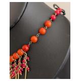 DR - Chan Luu 16 inch Beaded Necklace with Gold-Tone Chains