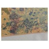 ML - Pat Scheurich Signed Abstract Mixed Media Painting 