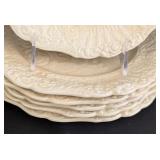 ML - Set of 12 Vintage Ridgway Old Ivory Bedford Ware 9-Inch Plates England