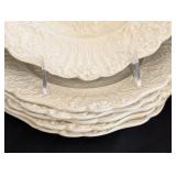 ML - Set of 12 Vintage Ridgway Old Ivory Bedford Ware 9-Inch Plates England