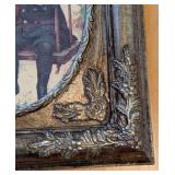 UL - Framed Christmas Print of Children on Swing