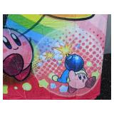 Kirby Character Print Fleece Throw Blanket 39" x 63" - Brand New