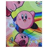 Kirby Character Print Fleece Throw Blanket 39" x 63" - Brand New