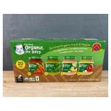Brand New Case of 20 Gerber 1st Foods Organic Baby Food, Fruit & Veggie Value Pack 4 oz.