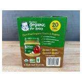 Brand New Case of 20 Gerber 1st Foods Organic Baby Food, Fruit & Veggie Value Pack 4 oz.