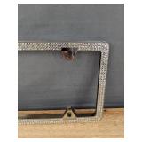 2 Bling License Plate Frames with Sparkly Rhinestones - Brand New