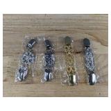 4 Piece Vintage Sweater Shawl Clips - Brand New