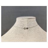 Sterling Silver Tiny Cross Necklace 15 Inch - Brand New