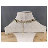 Colorful Crystal Choker Necklace - Brand New