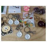 16 Fun Keychains: Haribo, Princess, SINEBEAR - Brand New