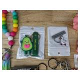 16 Fun Keychains: Haribo, Princess, SINEBEAR - Brand New