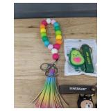 16 Fun Keychains: Haribo, Princess, SINEBEAR - Brand New