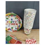 Building Blocks Birthday Party Supplies - Brand New