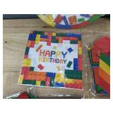 Building Blocks Birthday Party Supplies - Brand New