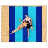 Oversized Lightweight Beach Blanket with Carry Bag - Brand New