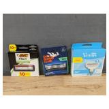 22 Razor Cartridges: Bic, Dollar Shave Club, Venus - Brand New