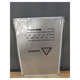 2 Metal 8 x 12 Inch Signs: Surfer Crossing and Cigar Shapes - Brand New