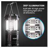 3 Vont LED Camping Lanterns - Brand New