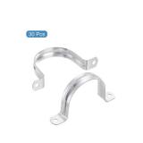 30 Rigid Pipe Strap Clamps Carbon Steel, 2-1/2 Inch - Brand New
