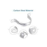 30 Rigid Pipe Strap Clamps Carbon Steel, 2-1/2 Inch - Brand New