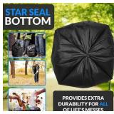 150 Reli 55-60 Gallon Trash Bags, Black $50 Retail - Brand New