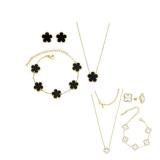 2 Stainless Steel Necklace, Earrings, and Bracelet Sets - Brand New