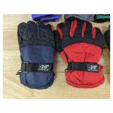 6 Kids Waterproof Winter Ski Gloves - Brand New