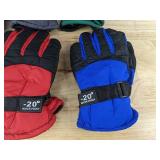 6 Kids Waterproof Winter Ski Gloves - Brand New