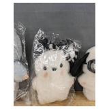 4 Plush Toy Key Chains - Brand New