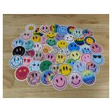 50 Smiley Face Stickers - Brand New