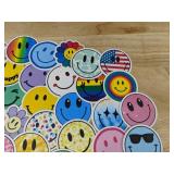 50 Smiley Face Stickers - Brand New