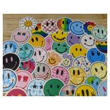 50 Smiley Face Stickers - Brand New