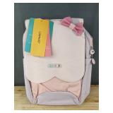 Lisinluo Kids Backpack Pink and Light Purple - Brand New