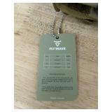 Flybrave Tactical Dog Collar, Khaki, Medium - Brand New