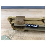 Flybrave Tactical Dog Collar, Khaki, Medium - Brand New