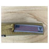 Flybrave Tactical Dog Collar, Khaki, Medium - Brand New