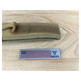 Flybrave Tactical Dog Collar, Khaki, Medium - Brand New