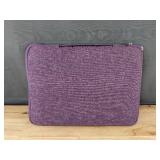 Purple Laptop Sleeve with MacBook Pro 13" Floral Hard Case - Brand New