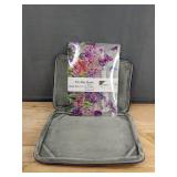 Purple Laptop Sleeve with MacBook Pro 13" Floral Hard Case - Brand New