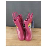 Meahyn Toddler Waterproof Unicorn Rain Boots Size 13 - Brand New