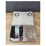 Outdoor Grommet Curtain Panel, 54 x 84 Inch, White - Brand New