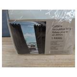 Outdoor Grommet Curtain Panel, 54 x 84 Inch, White - Brand New