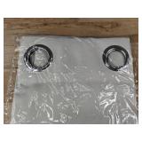 Outdoor Grommet Curtain Panel, 54 x 84 Inch, White - Brand New