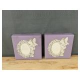 2 Lavender Fairy Friendship Picture Frames - Brand New