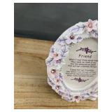 2 Lavender Fairy Friendship Picture Frames - Brand New